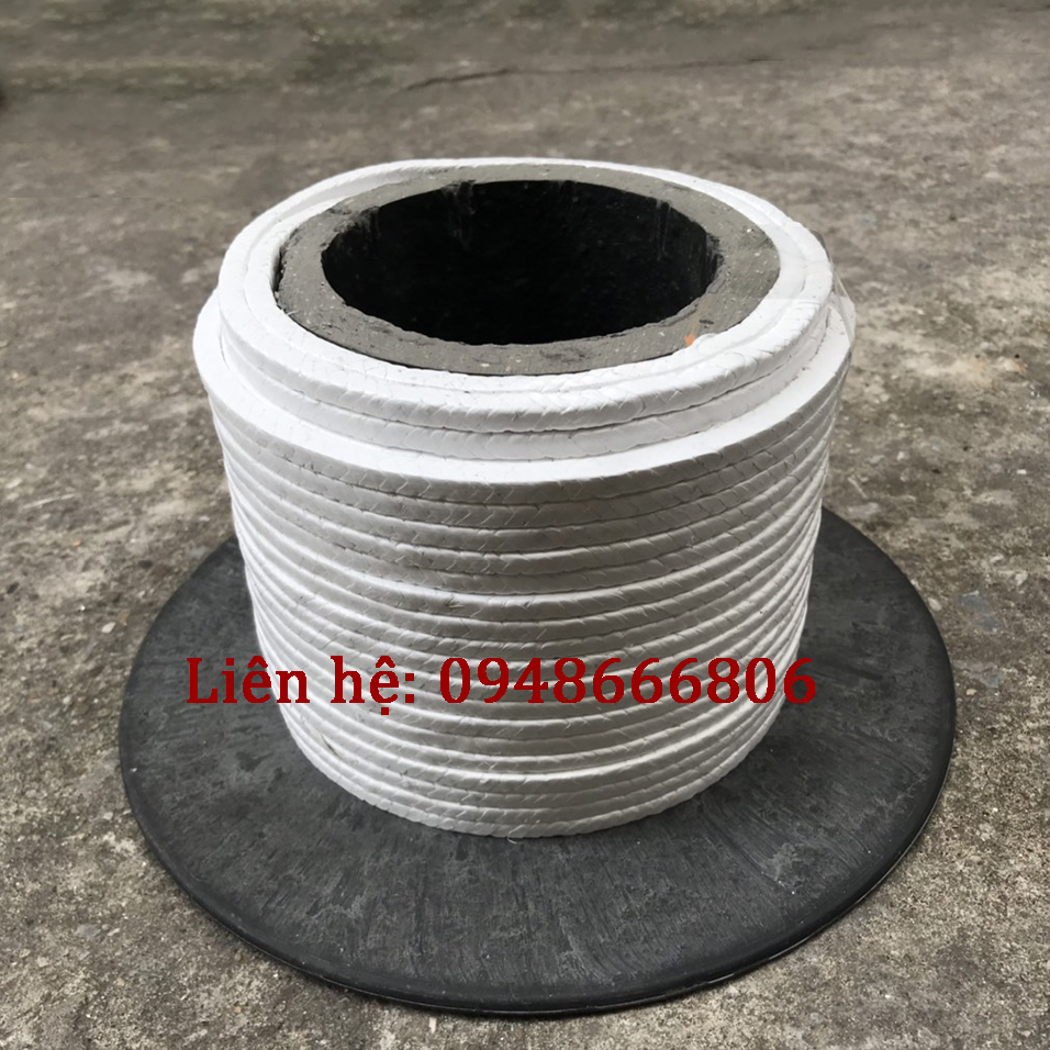 Dây Teflon phi 8, dây tết chèn chịu hóa chất