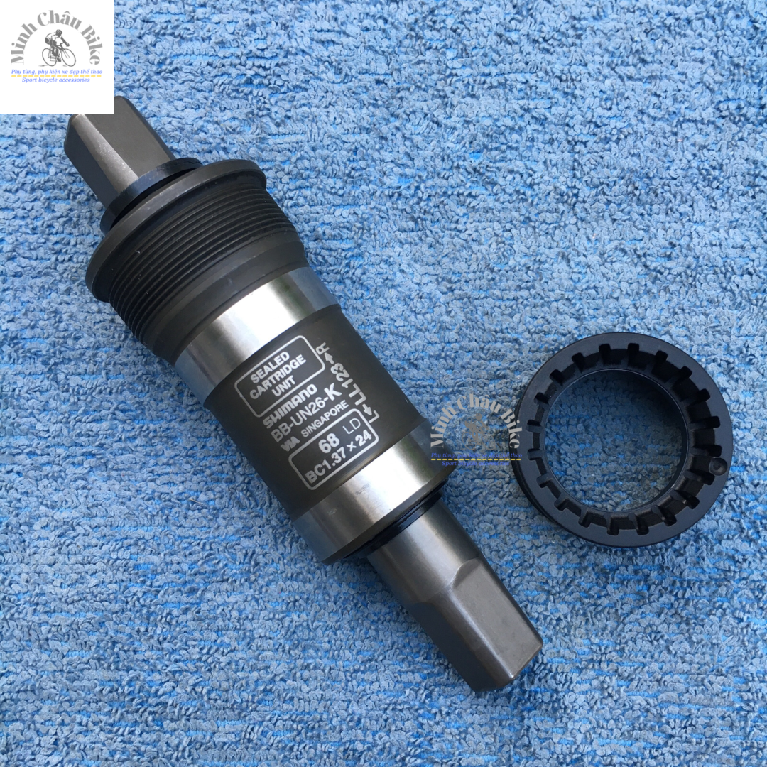 Trục giữa cốt vuông Shimano BB - UN26 123mm