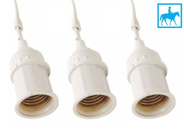 4 Đuôi đèn kín nước Trắng E27
