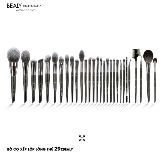 BỘ CỌ TRANG ĐIỂM XẾP LỚP BEALY 29C (Cọ)