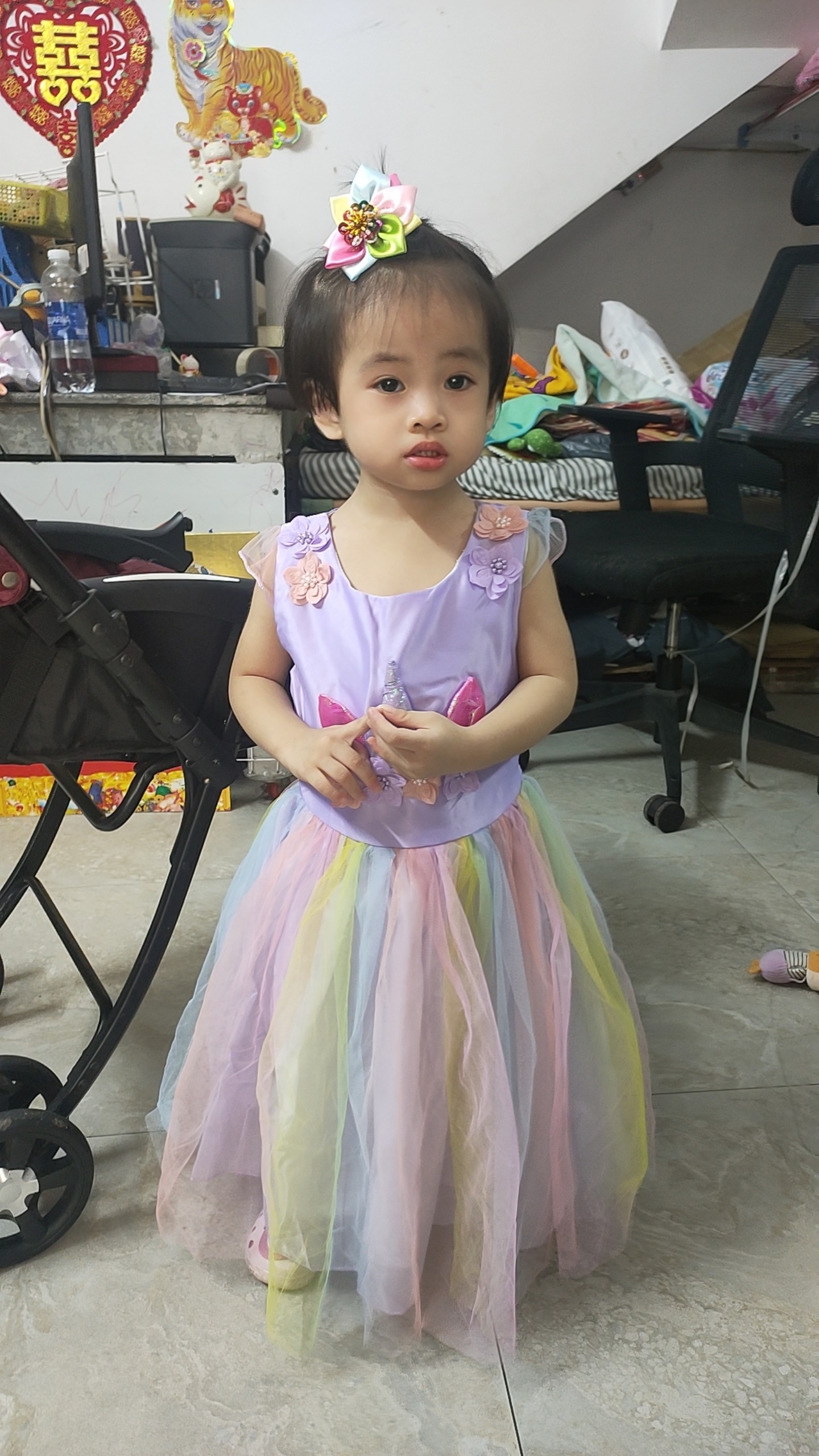 Đầm công chúa bé gái pony cho bé từ 11kg - 25kg