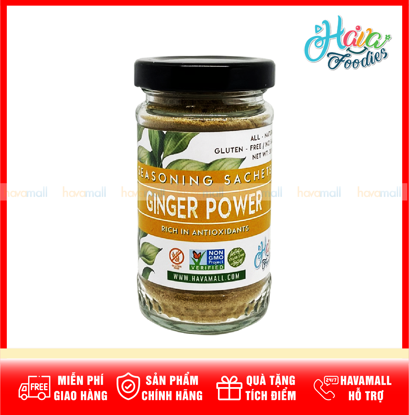 Bột gừng gói – ginger power