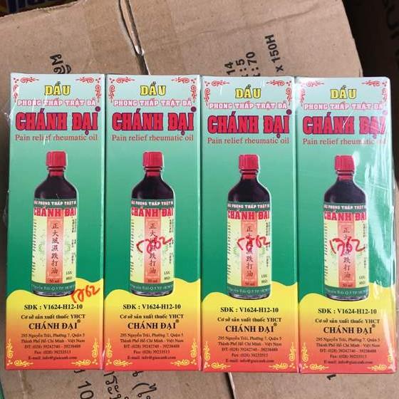 Dầu phong thấp trật đả Chánh Đại 50ml