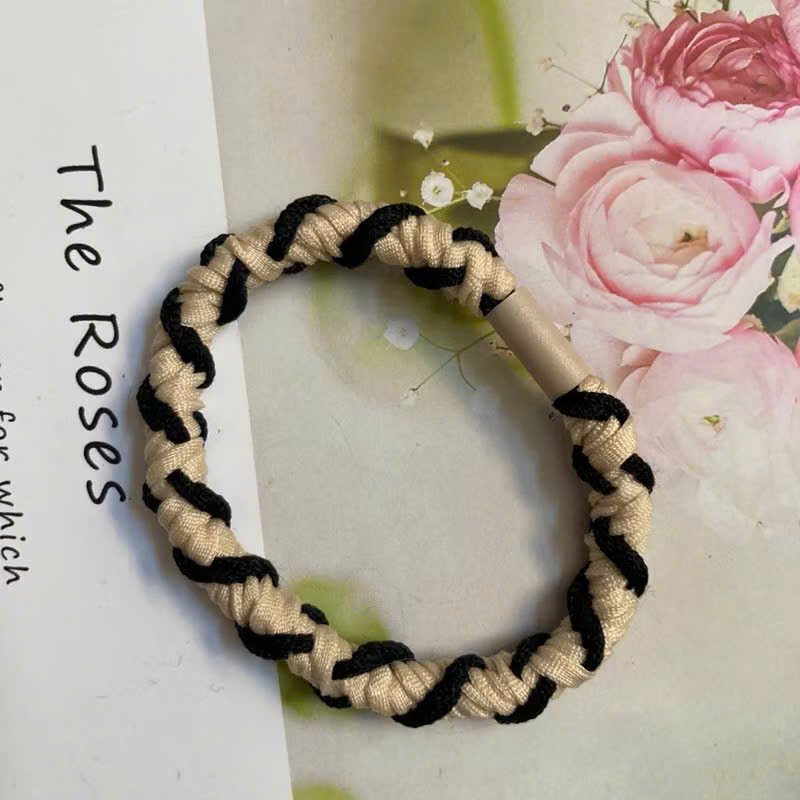 Dbt01 twist bow hair tie in heart shape headband