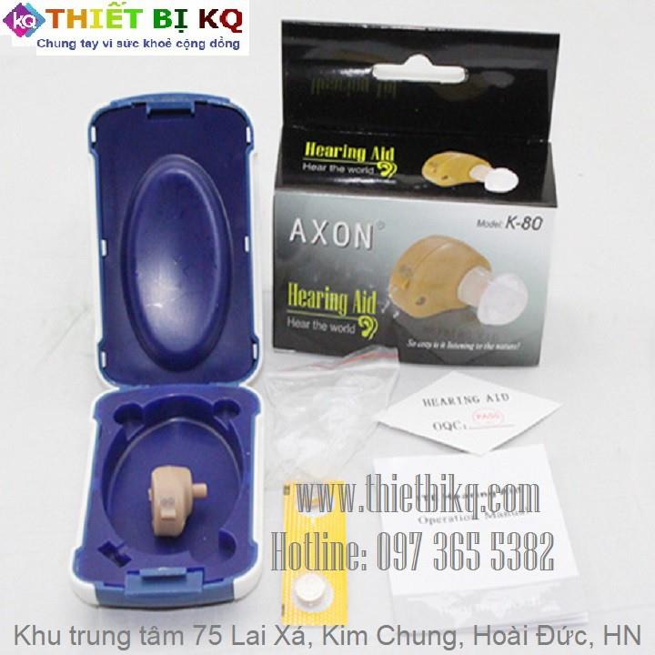 Máy trợ thính✚⊕❄  Máy trợ thính Axon K80 nhét tai