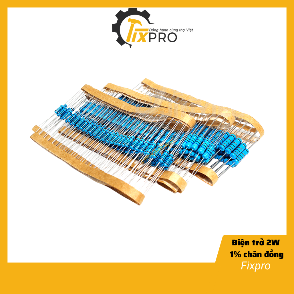 Điện trở 270K 2W chân đồng túi 10c - Fixpro