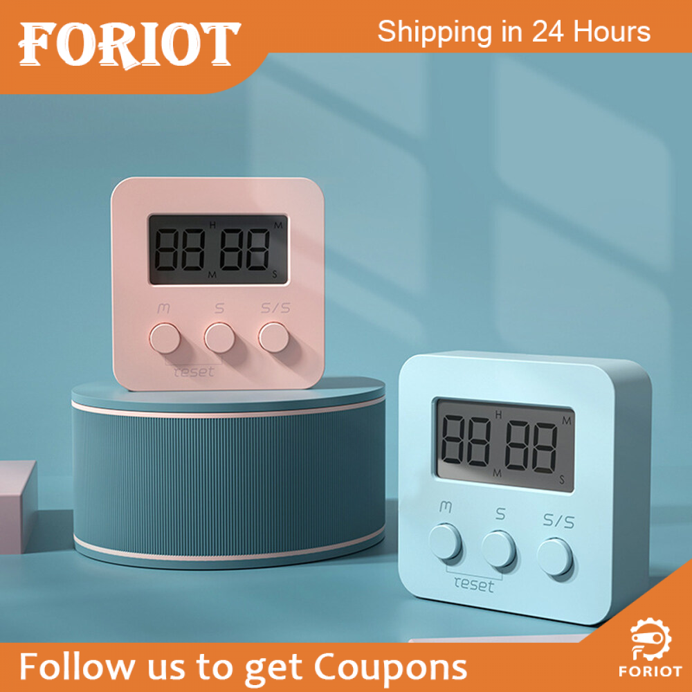 Foriot Multi-Function Electronic Timer Learning Management Timer Suit for Kitchen Study Work Exercise Training