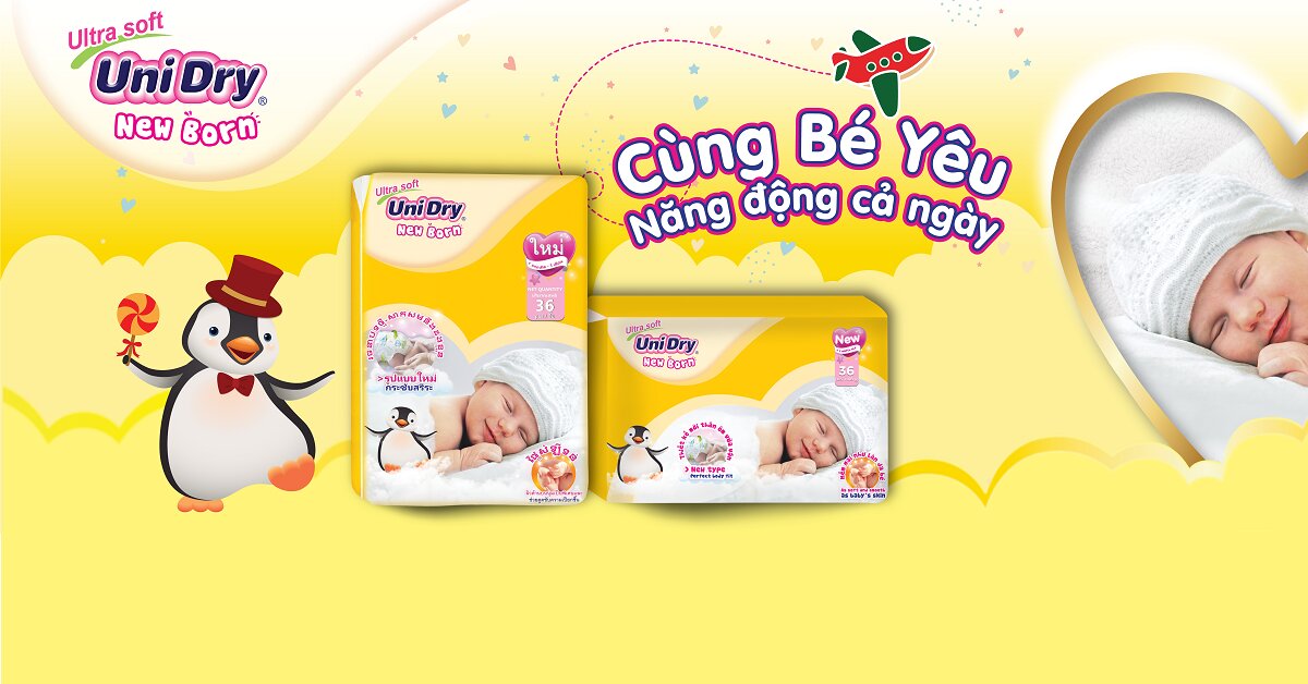 Tã Quần Siêu Mỏng Unidry L68+8