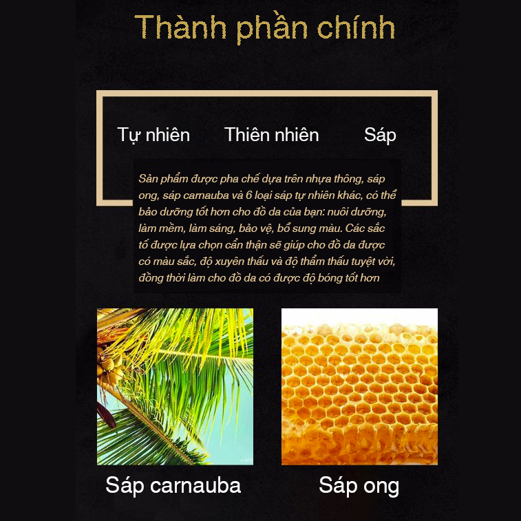 Xi đánh bóng đồ da giày da Saphir Pate De Luxe BDC Pháp 50ml (XDG04)