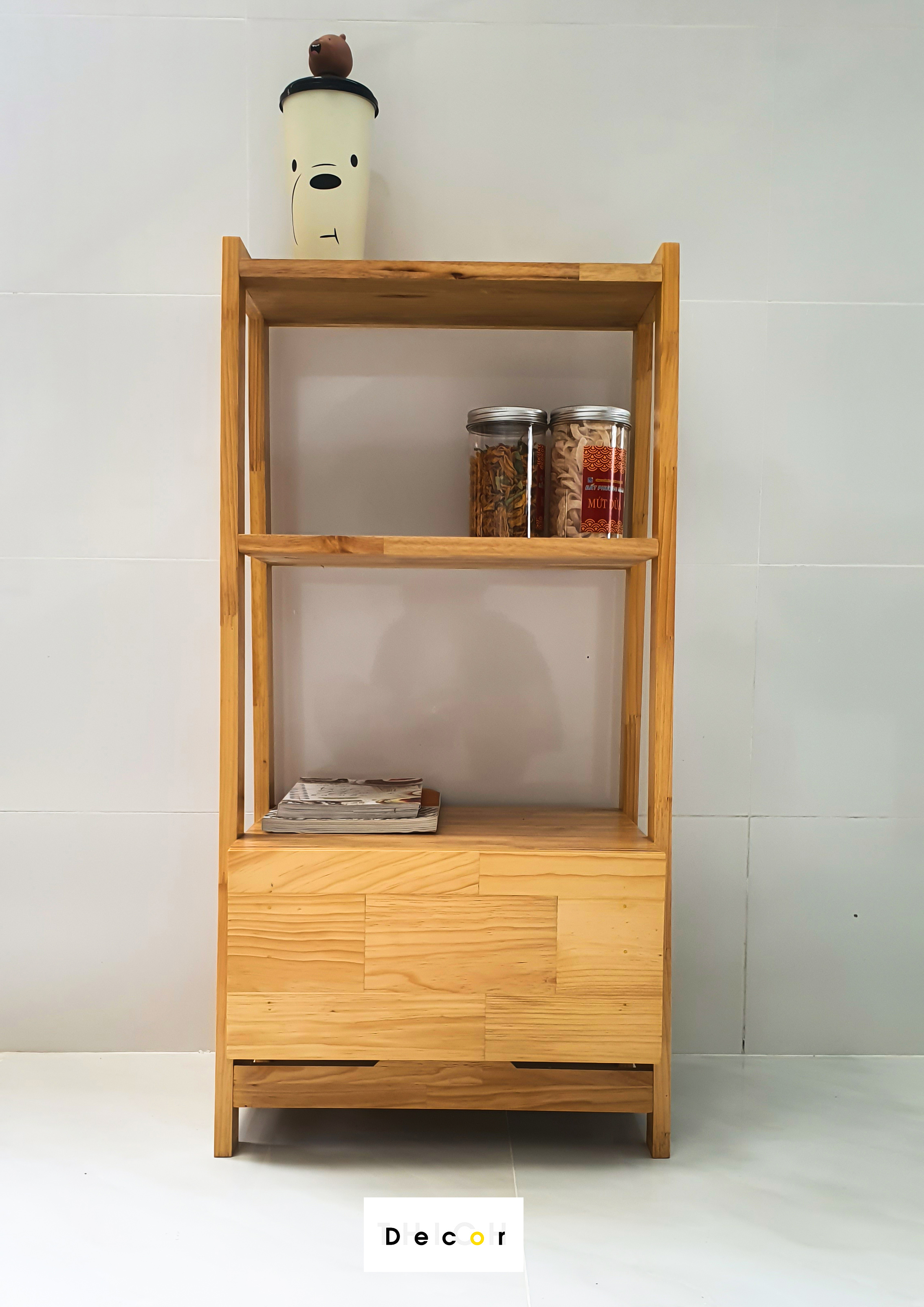 Kệ sách trang trí 3 tầng