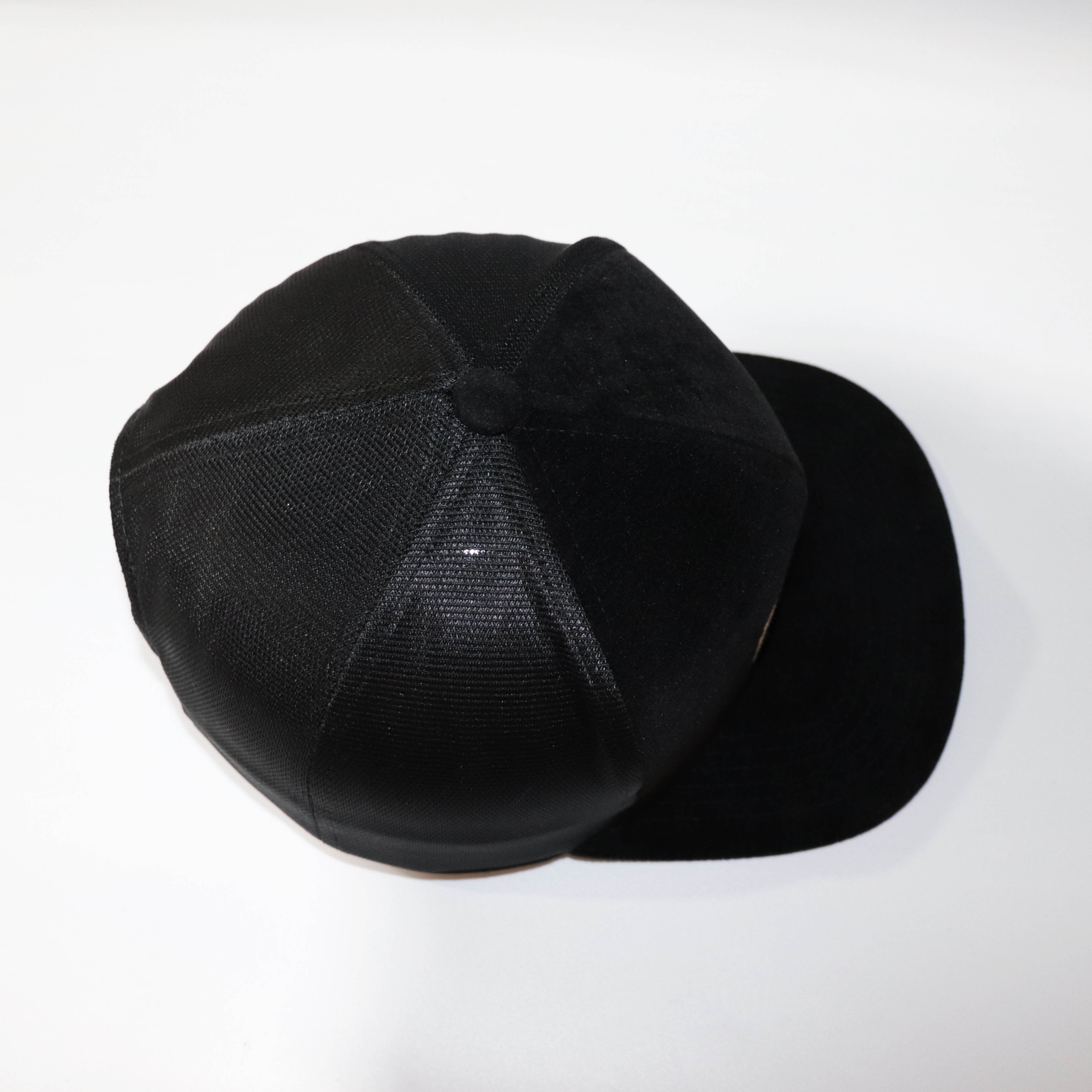 Nón snapback NHS Brixton nhung đen lưới BRNhung.