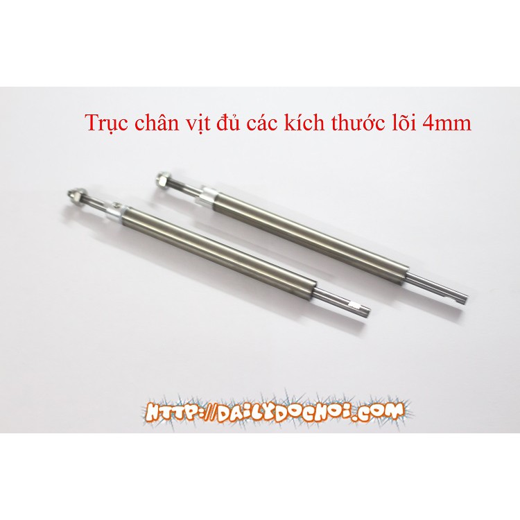 Sản phẩm trục chân vịt đủ kích cỡ lõi 4mm, hàng chất lượng cao, giá thành cực tốt