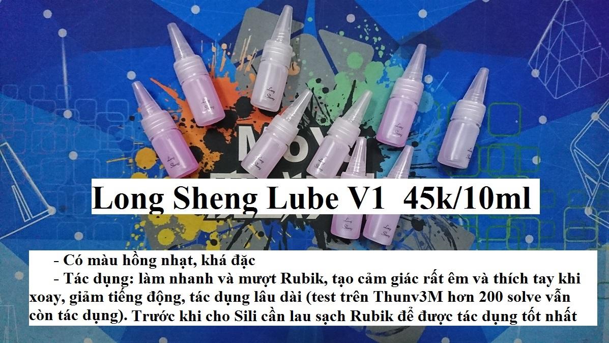 Phụ kiện Rubik. Long Sheng Lube