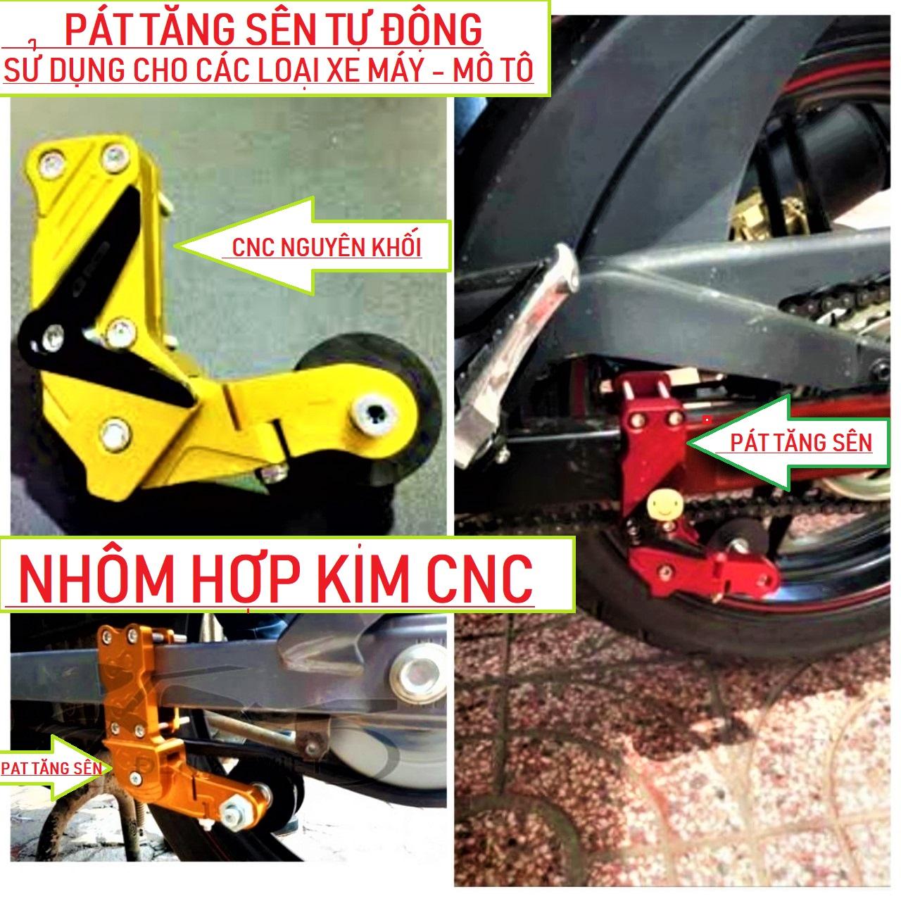 Bộ pát tăng sên xe máy tự động lắp các loại xe bảo vệ sên xích hàng cao câp loại tốt , PHỤ KIỆN XE MÁY