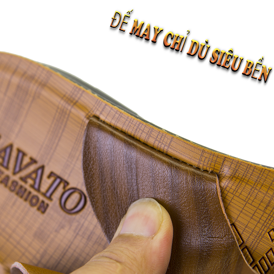 dép nam , tông nam da bò