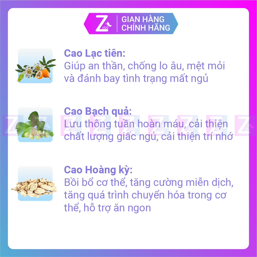 [HCM]Viên Uống Ăn Ngủ Ngon