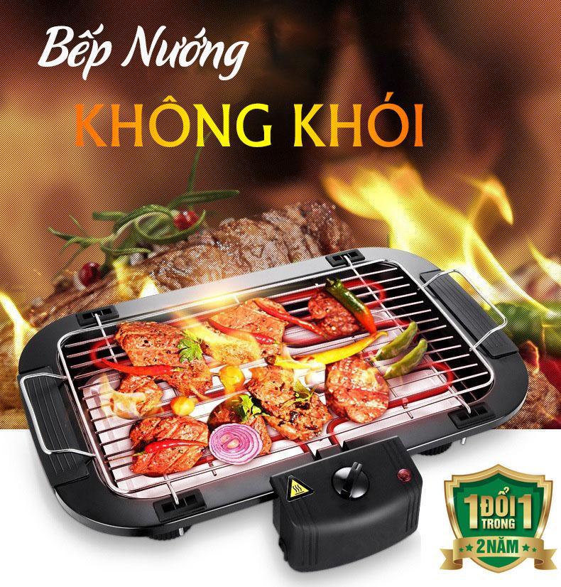 [HCM]Bếp nướng điện không khói Nguyễn Kim - Thiết Kế Bằng Nhựa Chịu Nhiệt Là trợ thủ đắc lực giúp bà nội trợ nấu những món nướng thơm ngon-Bảo hành 12 tháng lỗi 1 đổi 1.