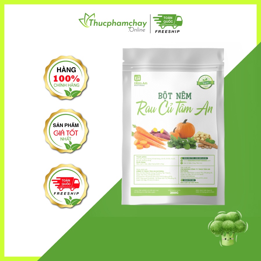 Bột Nêm Rau Củ Gói 250g