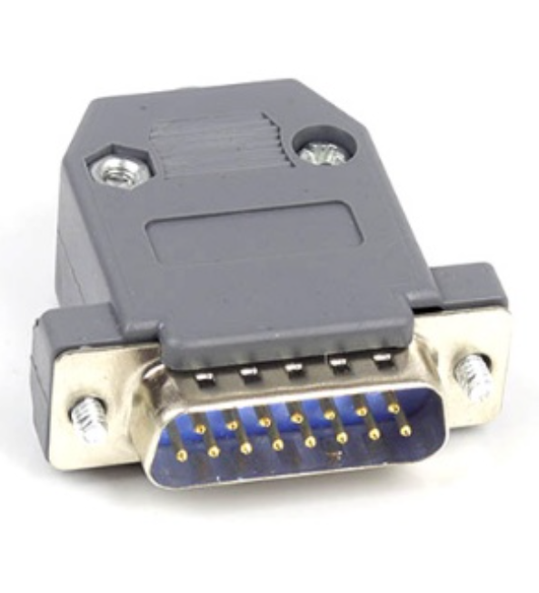 2 CÁI Đầu db15 loại đực có vỏ 2 hàng chân