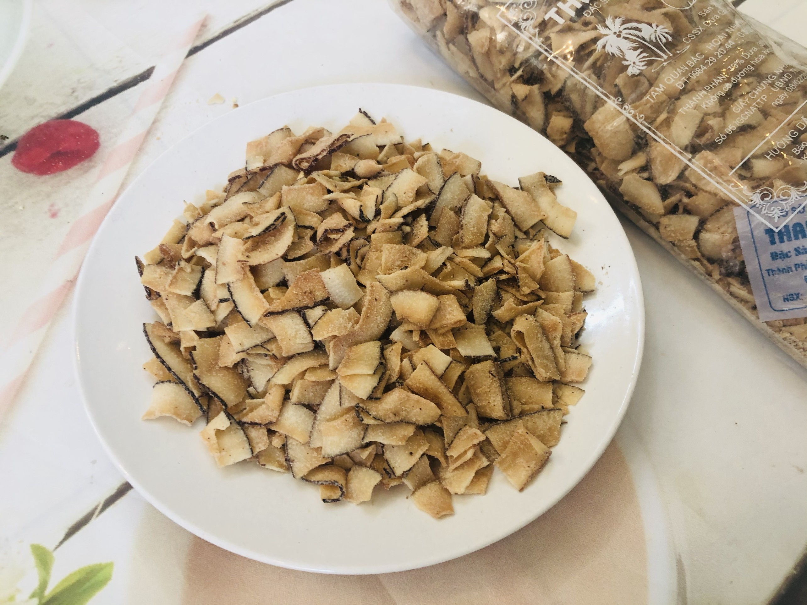 1kg mứt dừa sấy giòn thơm ngon