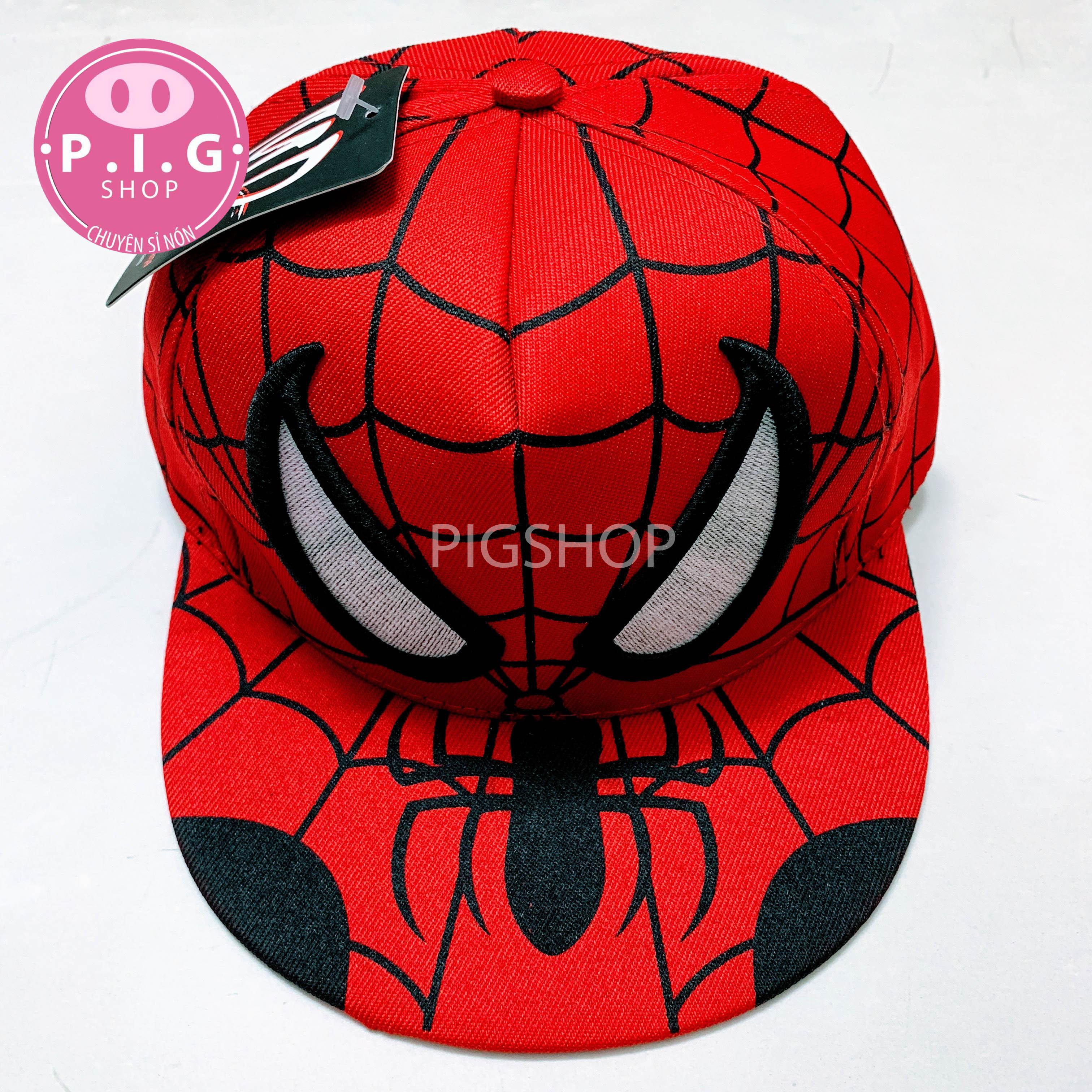 Nón hiphop snapback SIÊU NHÂN NHỆN cho bé trai 2-6 tuổi