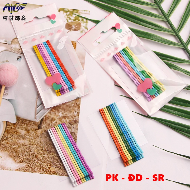 Bịch 10 Kẹp Tăm Nhiều Màu 6cm - Siêu Rẻ