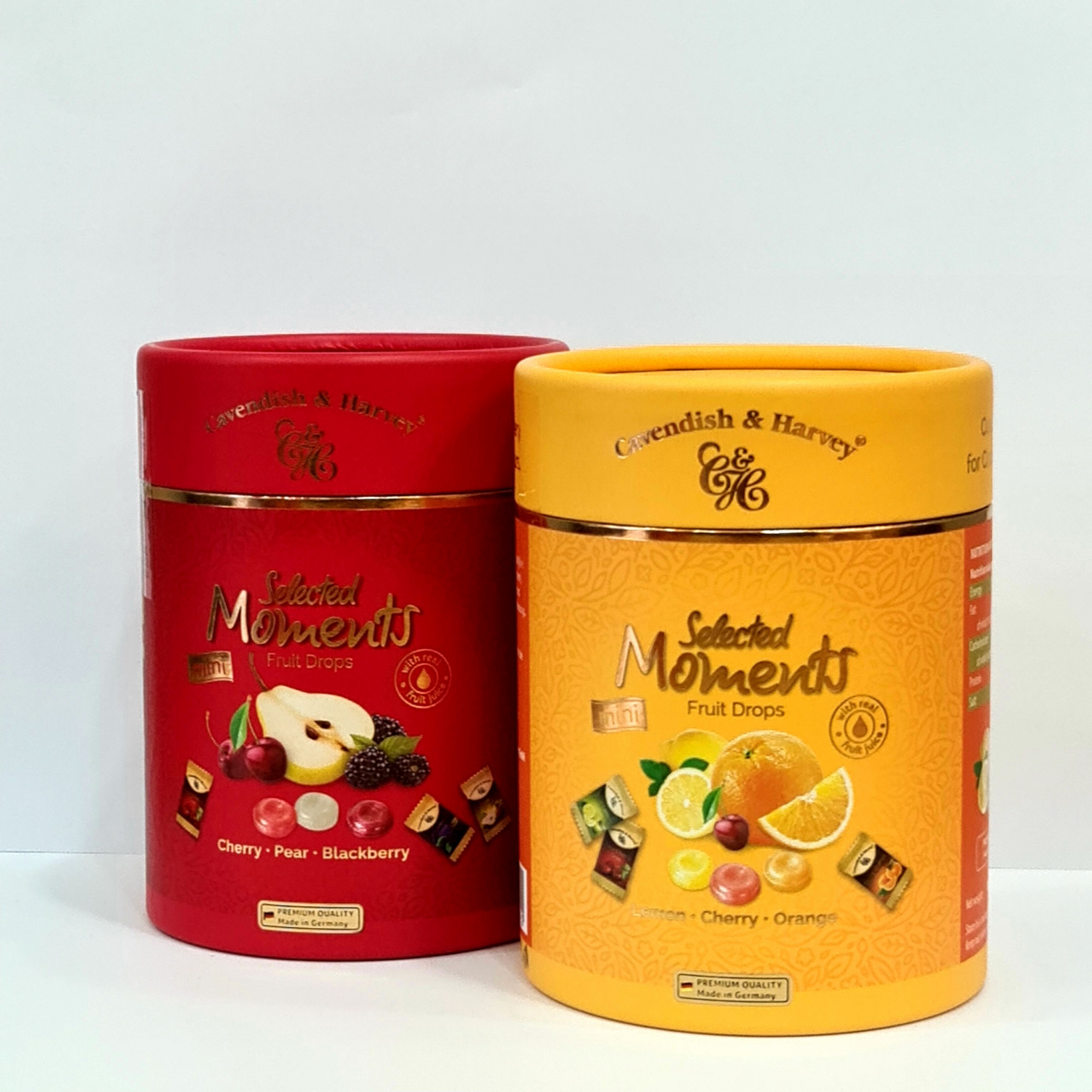 Kẹo C&H All The Best Fruit Drops (Yellow tube) 100g