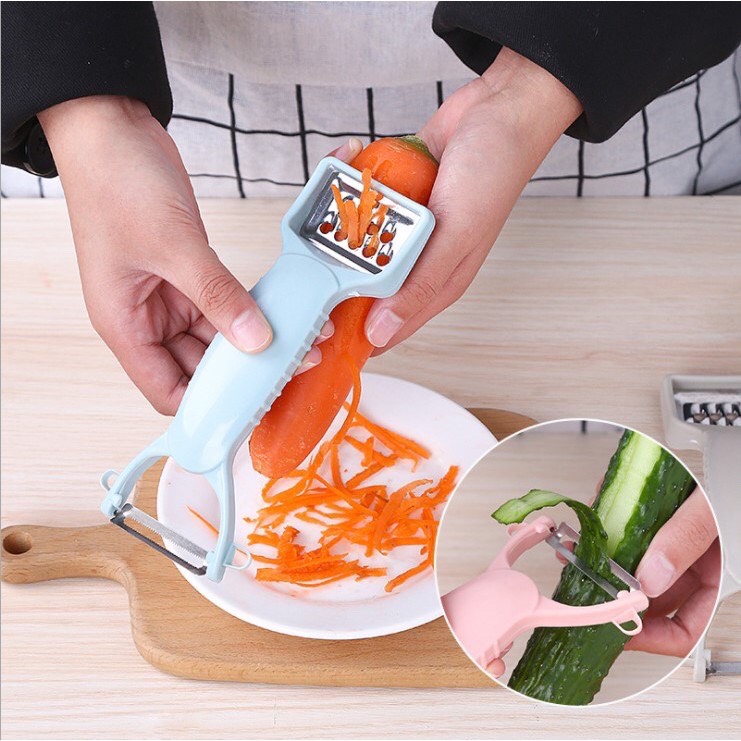 Nạo gọt củ quả thông minh 2in1- nạo dài 2 đầu lúa mạch