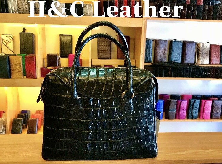 [Ảnh thật] Túi xách nữ da cá sấu thật 100%, kiểu 010