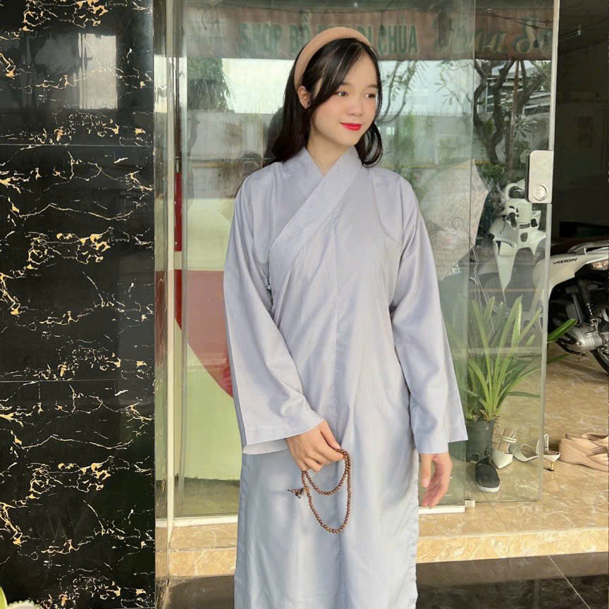 Đồ lam # áo tràng phật tử trang phục truyền thống, đồ bộ mặc nhà, quần áo phật tử, đồ lam đi chùa mẫu nữ