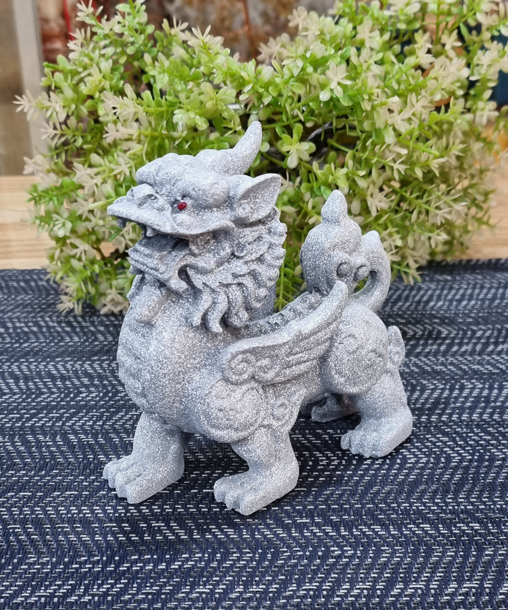 [HCM]Bộ 02 tượng Tỳ Hưu giả đá size 11cm