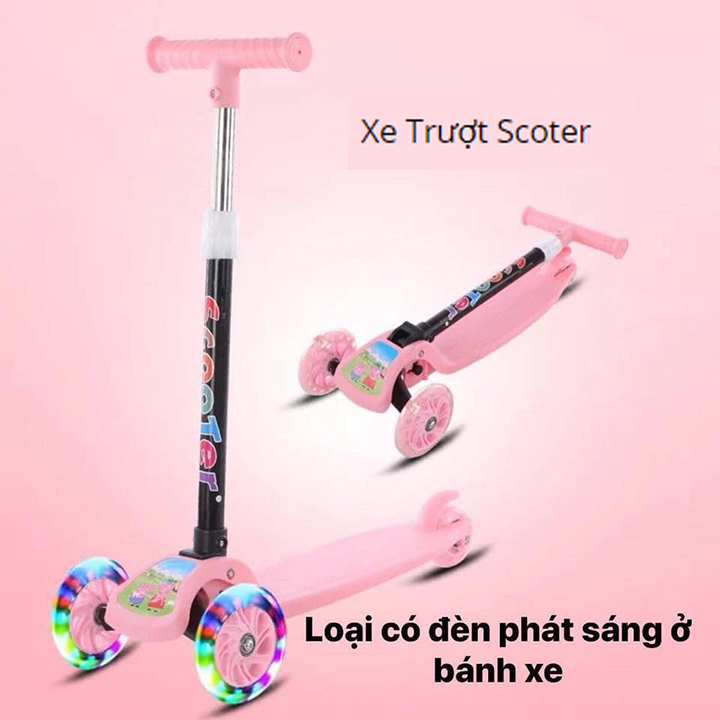 Xe Trượt Scoter 3 Bánh Cho Bé