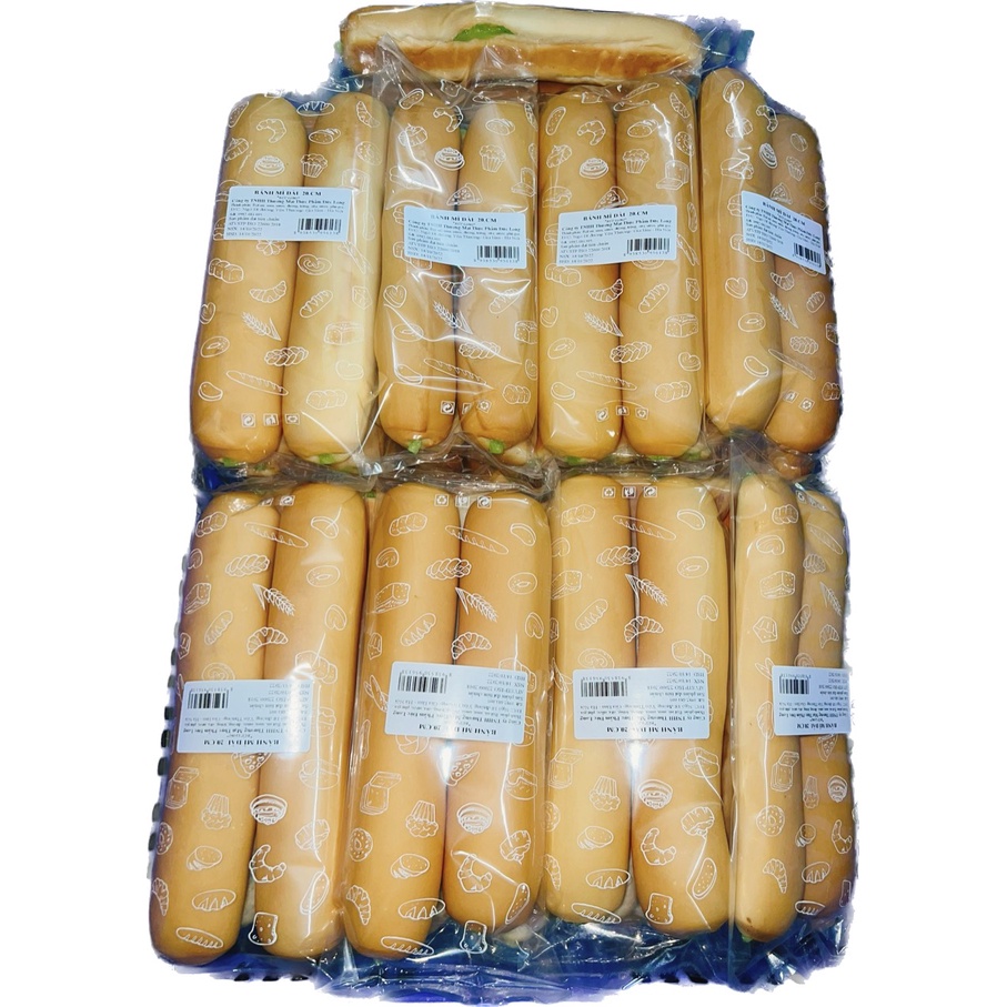 Bánh mì dài 20cm Đức Long nhân cốm