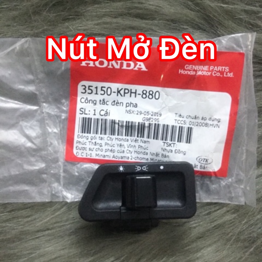 Nút công tắc mở đèn : sh ý , dylan , ps - mt 2022