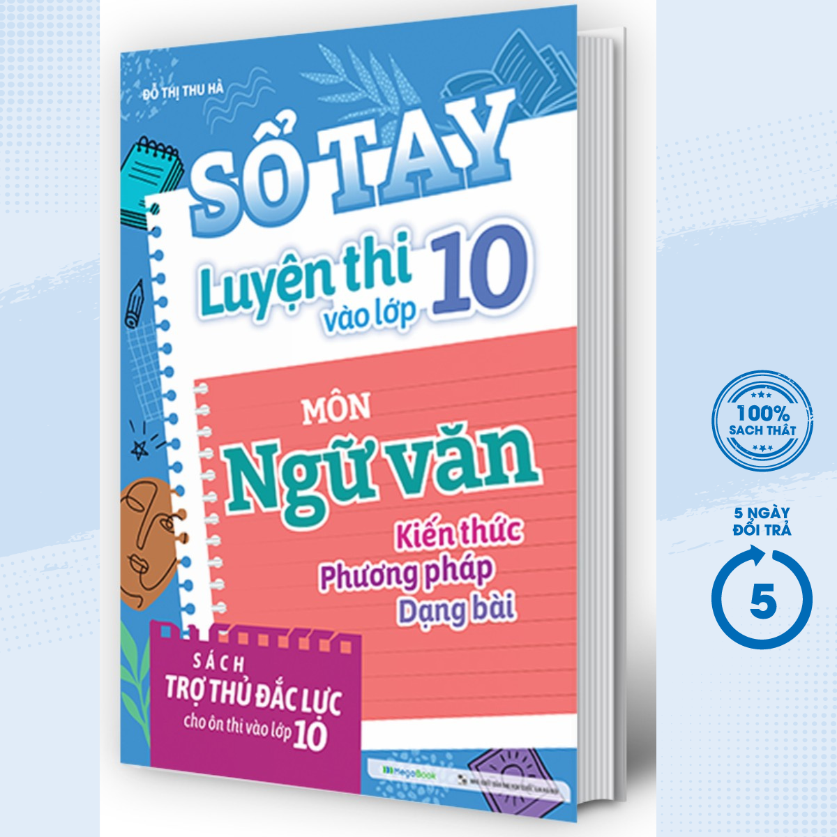 Sách - sổ tay luyện thi vào lớp 10 môn ngữ văn - megabook - newshop