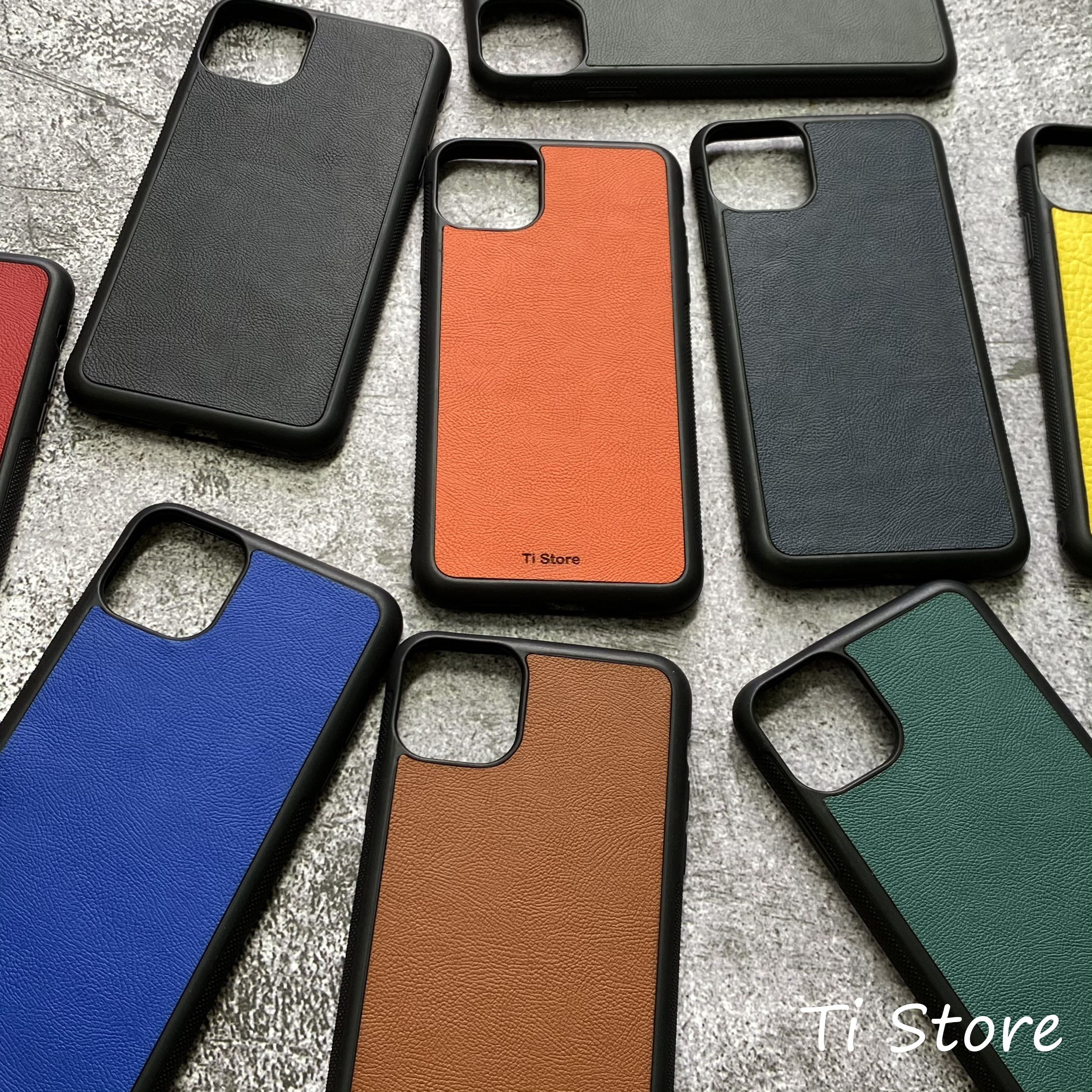 Ốp Lưng Da 9 Màu iPhone [ TI STORE ]