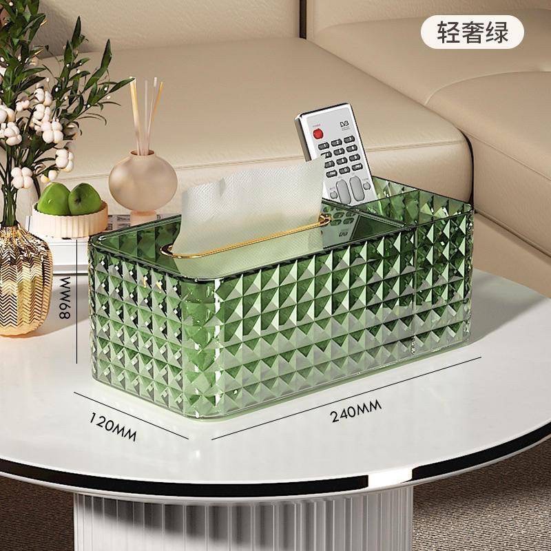 Hộp đựng khăn giấy đa năng kèm khay đựng đồ