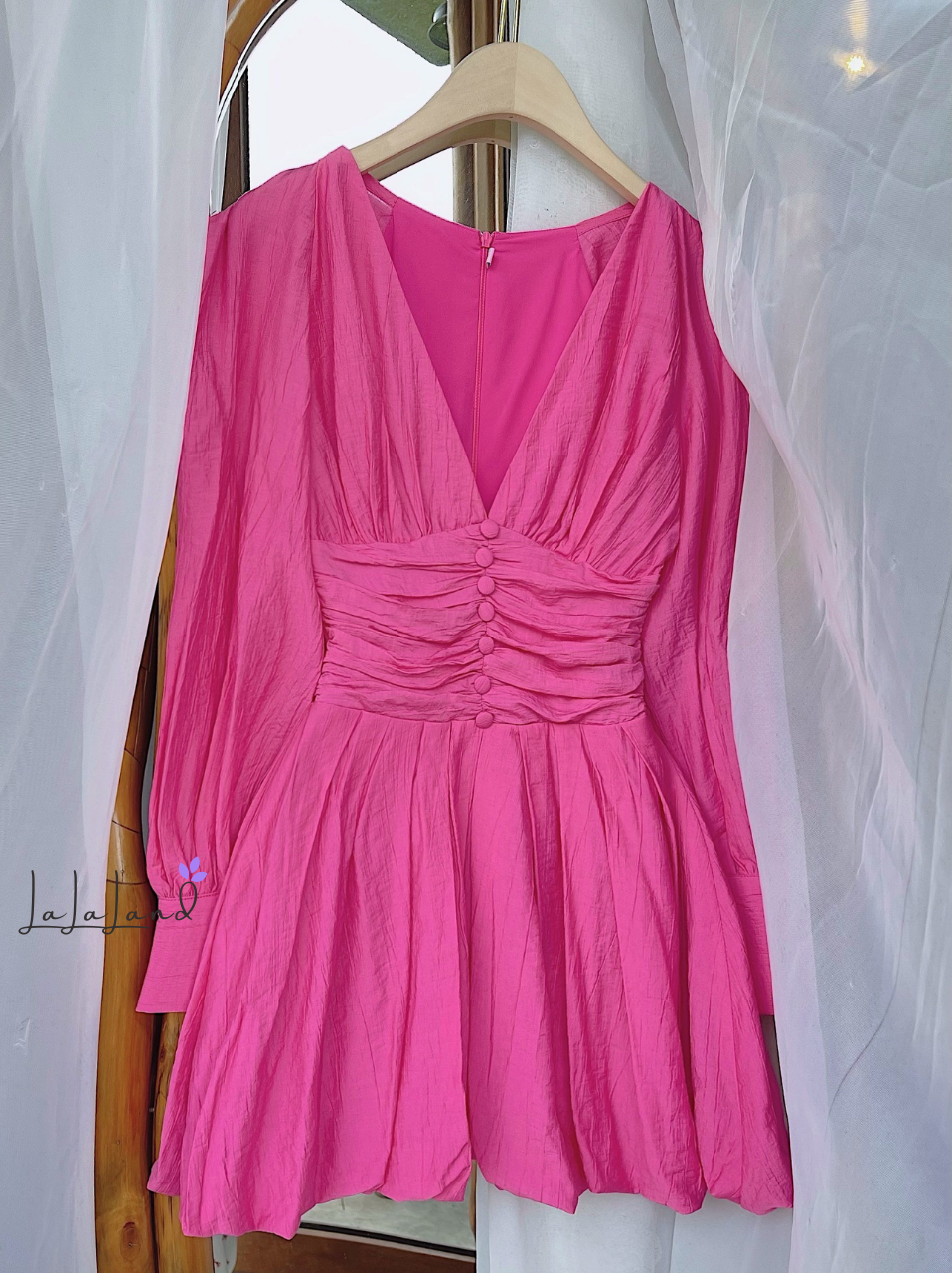Đầm jum 7 nút D031K