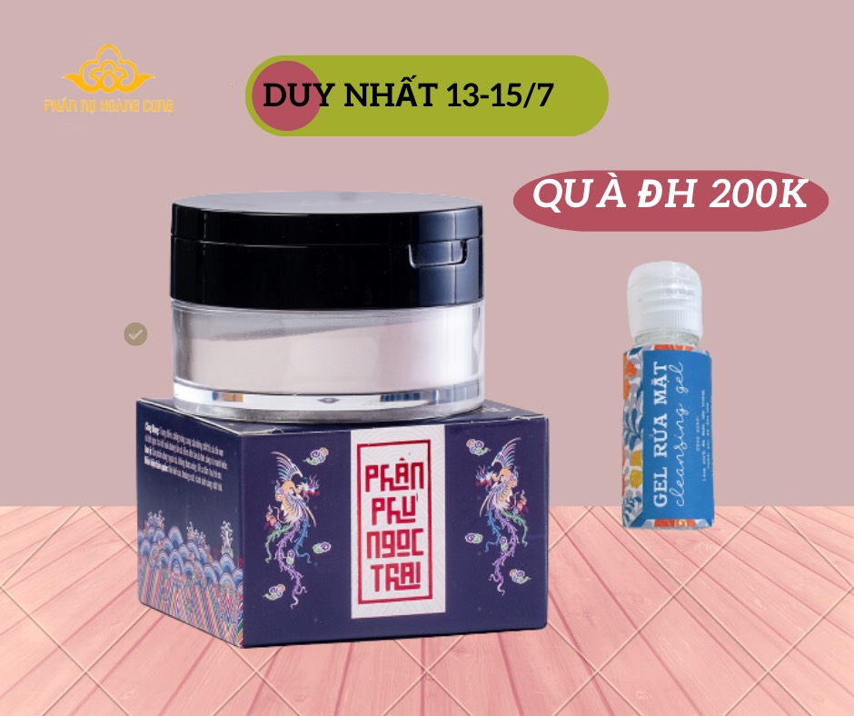 Phấn Phủ Phấn Nụ Hoàng Cung Tinh Chất Ngọc Trai 25g (Da)
