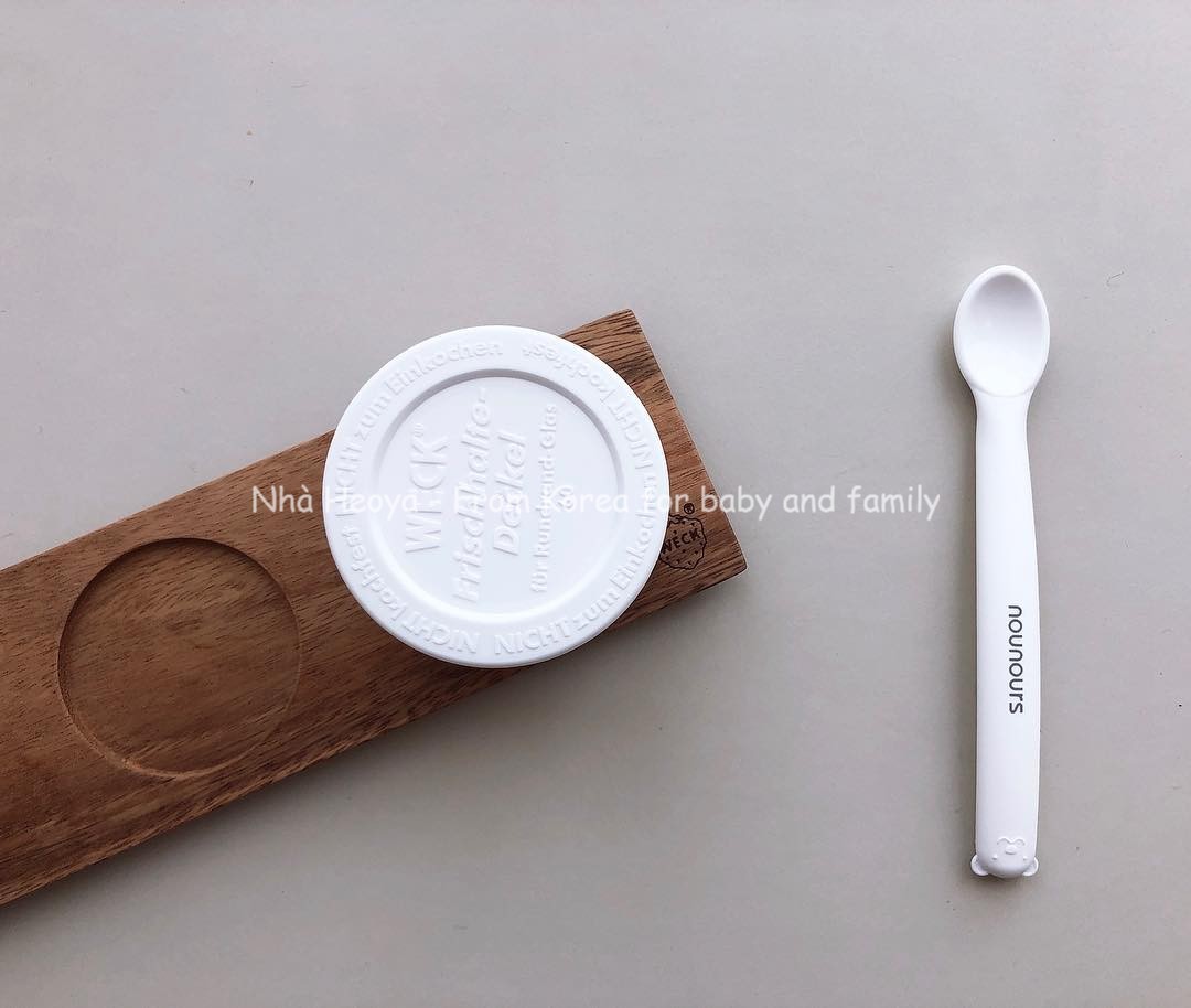 MUỖNG ĂN DẶM SILICON NOUNOURS HÀN QUỐC