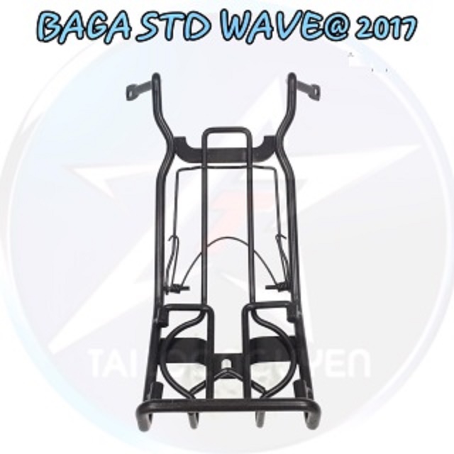 Baga inox sơn đen cho wave rsx / wave a 2017
