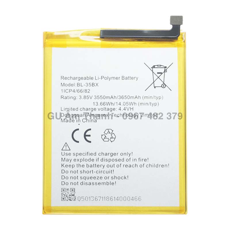Pin cho điện thoại vsmart active 1+ pq6002 zin