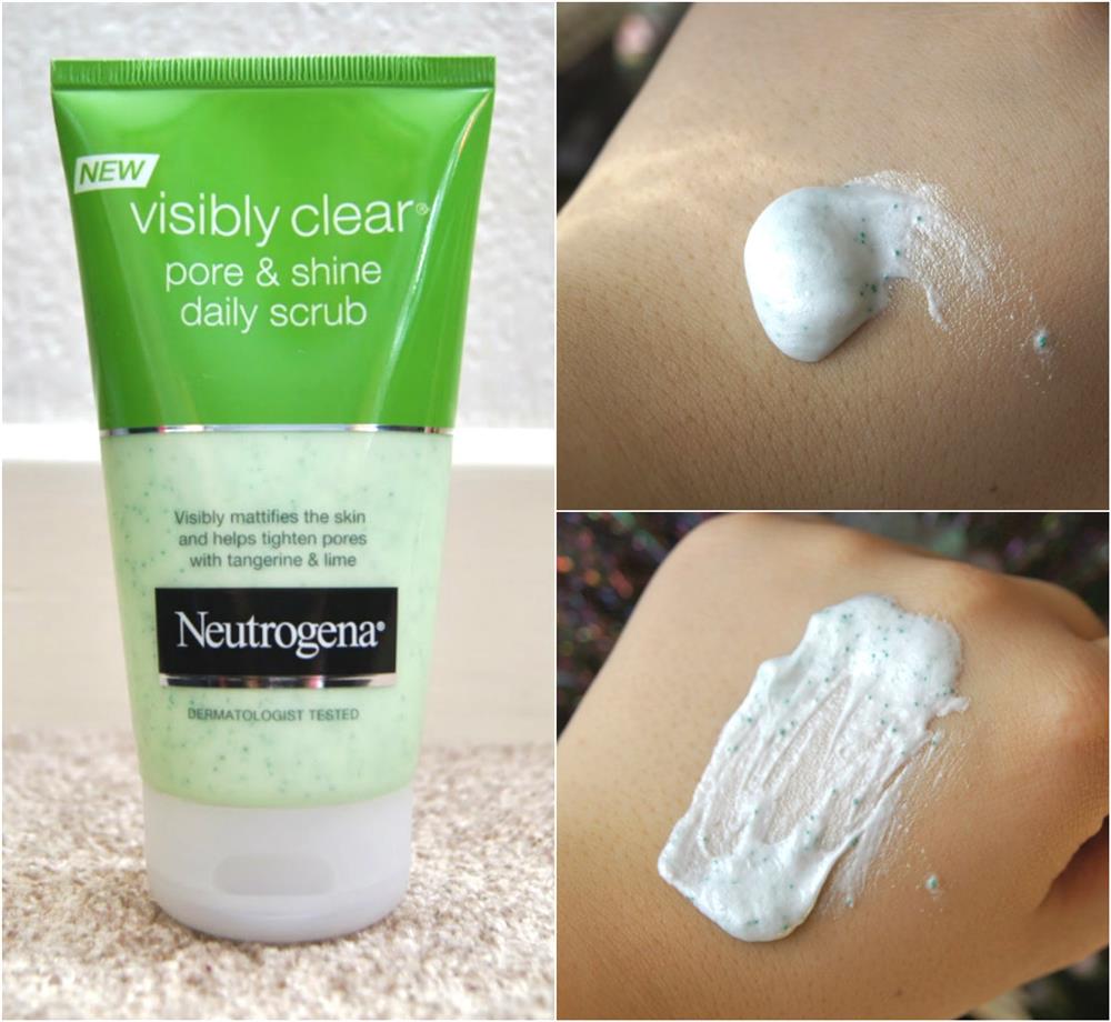Sữa rửa mặt tẩy da chết Neutrogena Visibly Clear 150ml - Đức