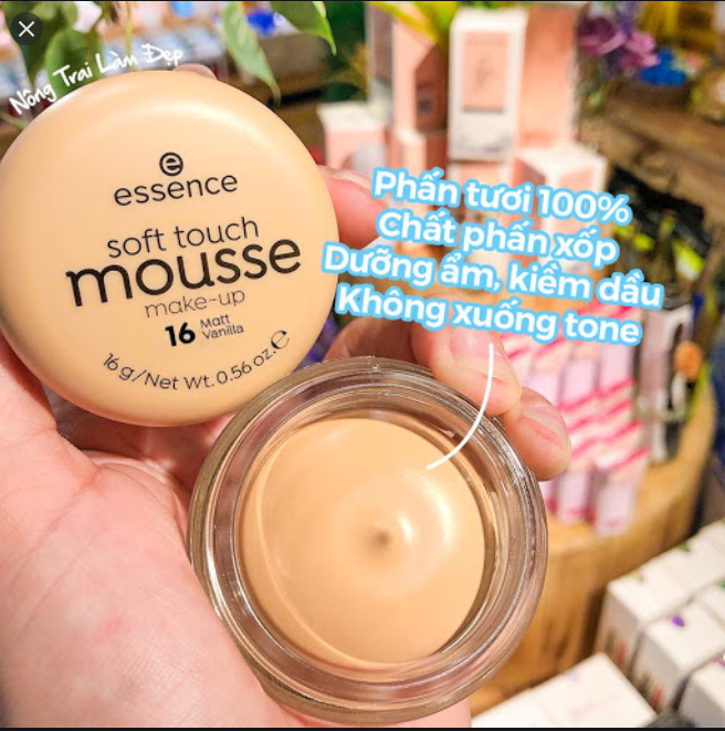 Phấn tươi trang điểm siêu mịn Mousse Đức 04