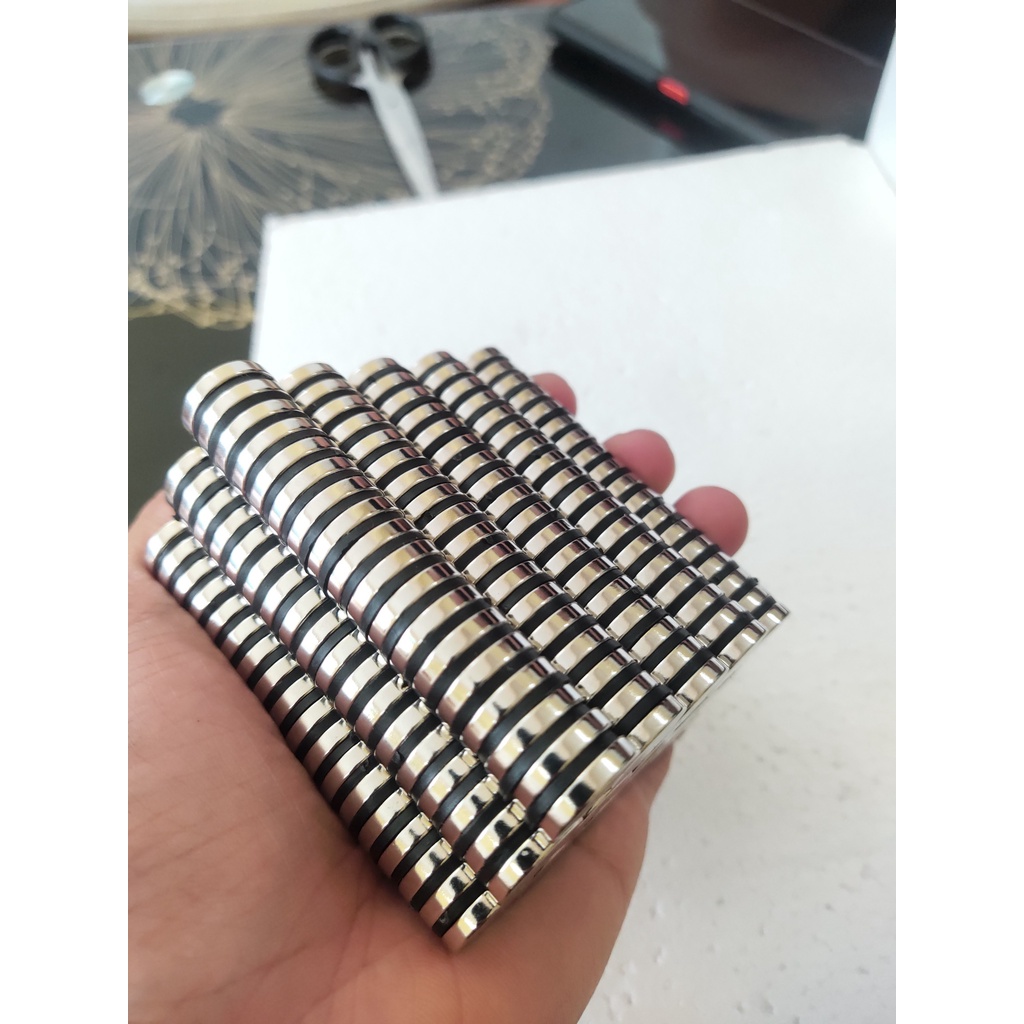 Nam châm đất hiếm 15x3mm - Lực từ N35 siêu mạnh