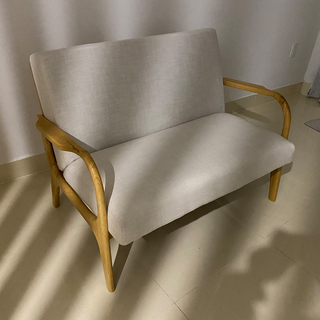 [Freeship] Sofa gỗ IBIE Trim nệm mousse D40 bọc vải cao cấp, khung gỗ cao su, tùy chọn kích thươc·màu sắc, phong cách hiện đại, hàng loại 1 sơn PU 3 lớp chuẩn xuất khẩu Nhật