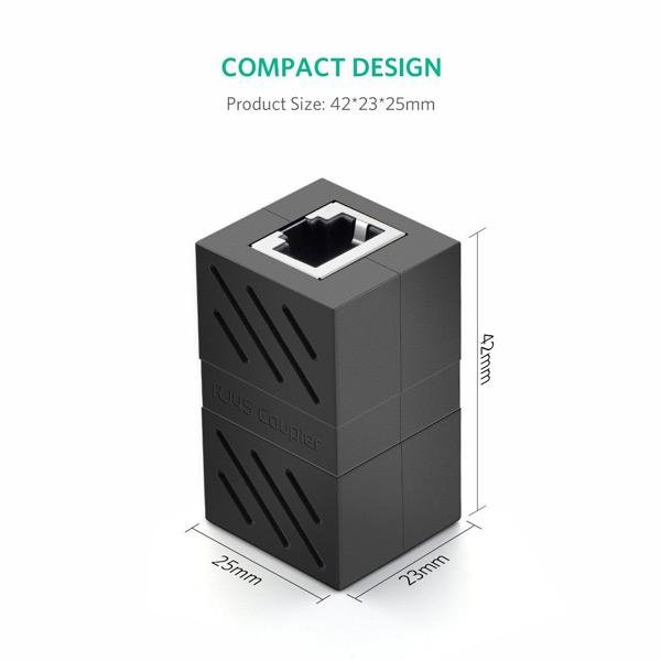 Đầu Nối Dây Mạng Cat6 10Gbps Ugreen 20390 (Màu đen) Chính Hãng