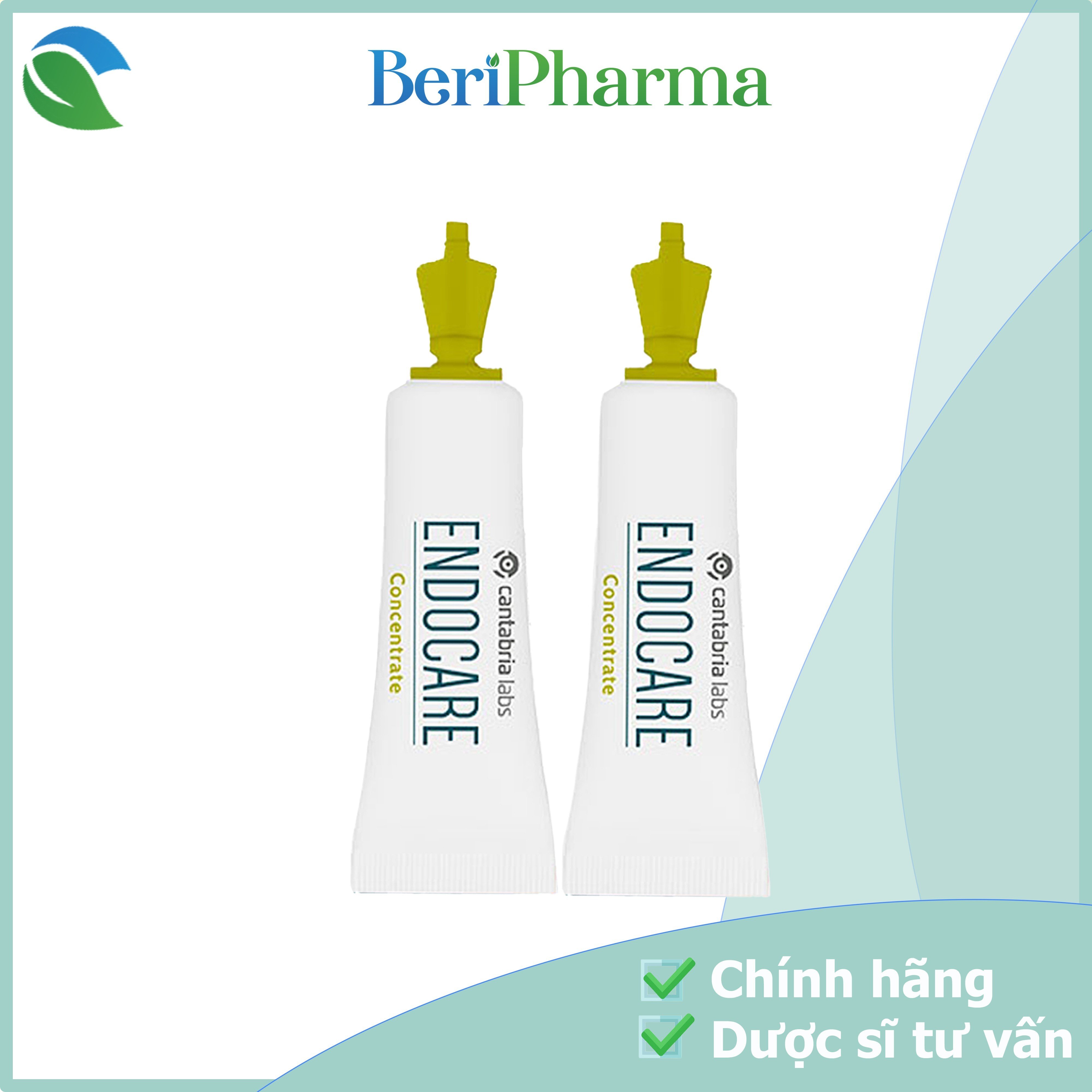 ✅ endocare combo 2 serum phục hồi da hư tổn, ngăn ngừa lão hóa, làm đều màu da concentrate 1ml