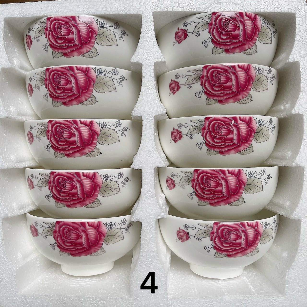 [HCM]CHÉN CƠM SỨ ( 1 BỘ/10 CÁI )