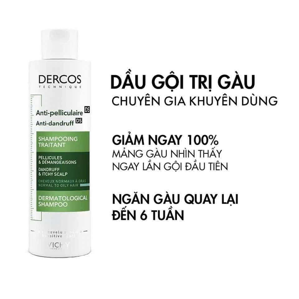 DẦU GỘI TRỊ GÀU VICHY DERCOS